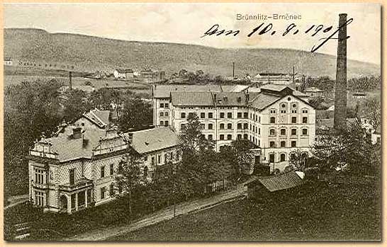 Brünnlitz, Villa Daubek und Mühle