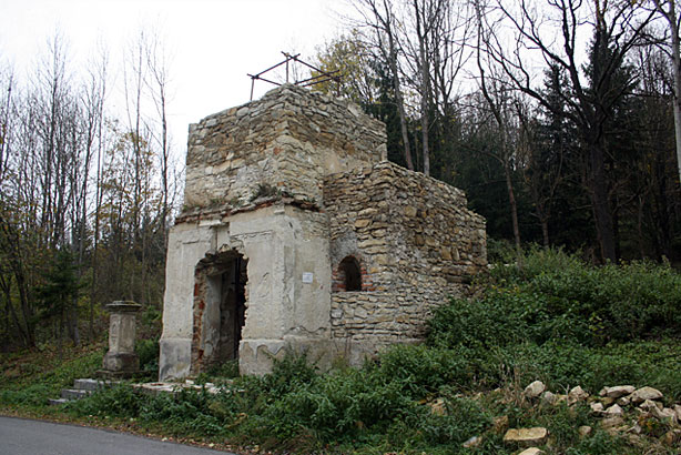 Ruine der Kapelle in Mußlau