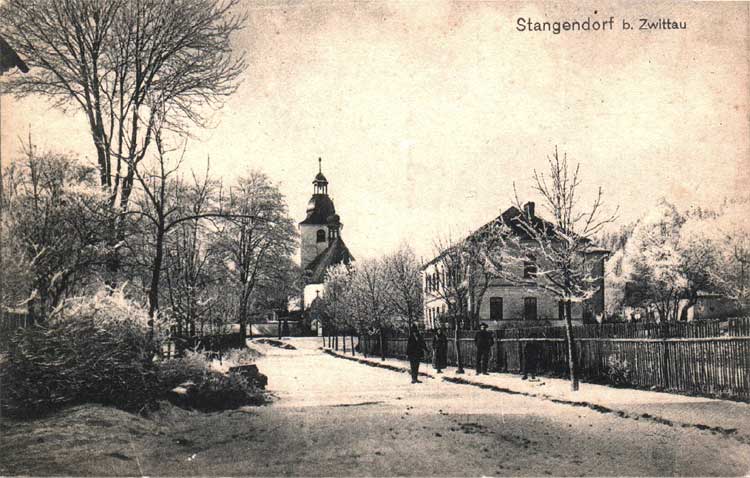 Stangendorf im Winter